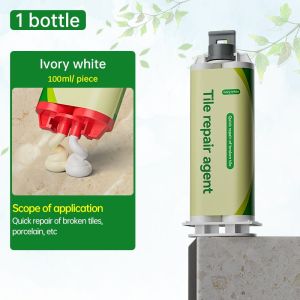 Tile Repair Glue AB Adhesive Ceramic Marble Floor Tile Toilet Washbasin Repair Glue Crack Repair Caulk Glue