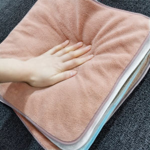 Khăn Vuông Lau Tay Lau Mặt Nhung San Hô Khăn Rửa Mặt Trẻ Em Thấm Nước Mềm Mại Cotton Khăn Mặt Nhỏ Hình Vuông Nam Nữ