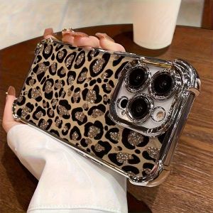 Luxury Personalized Leopard Print Design Phone Case For iPhone 18 17 16 15 14 13 12 11 Pro Max Plus Air 17E 16E Soft Back Cover