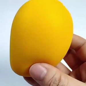 1/2/3Pcs Color Changing Mango Squishy Fidget Toy Soft Sensory Squeeze Ball Anti-Anxiety Stress Relief Fidget Toy Party Gifts