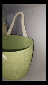 FASHIONABLE LARGE CAPACITY FLEXIBLE HANDBAG SHOPPING BASKET/BEACH BAG/CASUAL HAND BAG