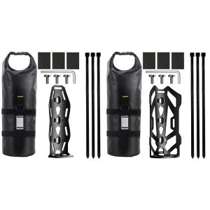 [questionno]5L Bike Fork Bag Reflective Strap for Mountain and Road Bikes Durable Cycling Storage Bag with Adjustable Straps