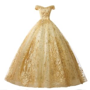 Gold Chorus Evening Gown High Waist Puffy Skirt Wedding Dress Student Performance Simple Elegant Womens Korean Style Dress