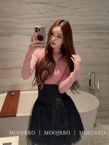 Elegant Black Mesh Dress French Style Short Womens Frock Skirt High Waist Ballet Style Puffy Mini Dress for Young Women