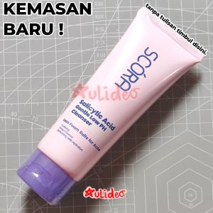 (Original) Scora 1% Salicylic Acid Gentle Low Ph Cleanser 100ml - sabun cuci muka jerawat kulit berminyak - Pekanbaru Riau aulideo