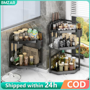 BMZAR Spice Rack kitchen organizer Condiments Rack condiments organizer Corner Rack comes Knife Rack