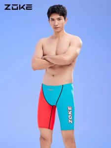 Zoke Áo Tắm chuyên nghiệp người đàn ông cạnh tranh đồ bơi chạy đua tập luyện nam Jammer Áo Tắm Nhanh Khô Quần bơi nam