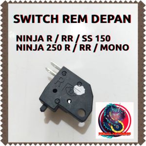 SWITCH SWIT REM DEPAN KAWASAKI NINJA R / NINJA RR / NINJA 250 R / RR / NINJA 250 MONO / ZR / SL KARBU / FI