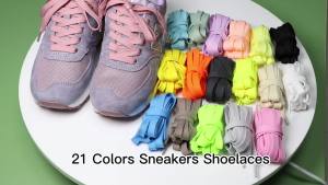 1Pair Flat Shoelaces Sneakers Shoe Laces Classic Double Hollow Woven laces For Shoes AJ/AF 100/120/140/160cm Rope Shoelace