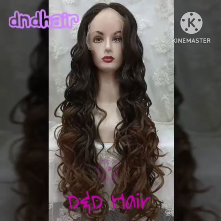 Wig Rambut Front Lace Wig D&D20501 Wig Curly Wig Wanita