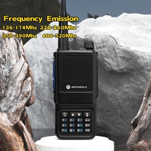 【ชุดหูฟังฟรี】 MOTOROLA GP338PLUS วิทยุสื่อสาร วิทยุเอฟเอ็มแบบพกพา เครื่องส่งรับวิทยุ 256 ช่อง IP54 กันน้ำกันฝุ่นกันกระแทก ความจุสูง 6800mAH walkie talkie 20 กิโลเมตร