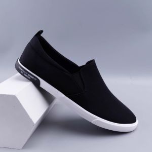 รองเท้าผ้าใบผู้ชายลำลองแบบสวมสบาย รองเท้าผ้าใบผู้ชายแบบสวมสบายสไตล์ลำลองสุดเก๋ไก๋สำหรับฤดูใบไม้ร่วง สวมใส่สบาย ระบายอากาศได้ดี