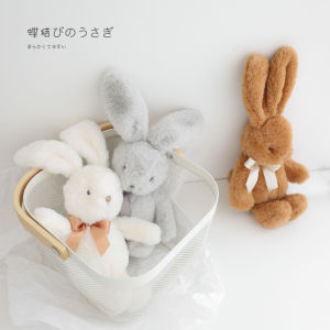 Scandinavian Super Soft Ins Extremely Cute Gray Pink Rabbit Doll Plush Toys Doll Soothing Young Adult Heart Girls Gifts