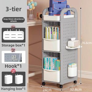WANGXINGHEYUE | Portable Multifunctional Shelving Unit with Wheels