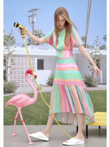 Juicy Couture | Dopamine Holiday Style Long Dress
