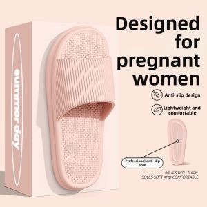 OUKUMAN | Anti-slip Slipper For Pregnant Summer Wear EVA Odor-free Quiet