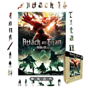 Crafthub Final Battle Assault on Trost - Attack of Titan | Thicker than traditional wooden jigsaw puzzle board games