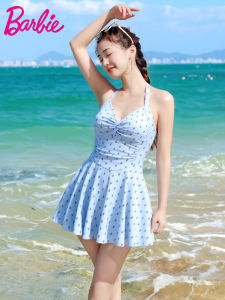 Barbie | Tummy-Control Slimming Flirty Skirt Style Womens One-Piece Swimsuit