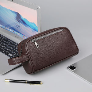 High Quality Soft PU Leather Mens Clutch Bags Fashion Business Clutches Card Pack Phone Coin Purse Wallet Birthday Gift for Men