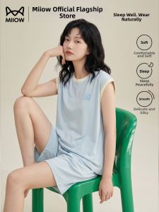 MiiOW | Sleeveless Summer Womens Pajama Set Cotton