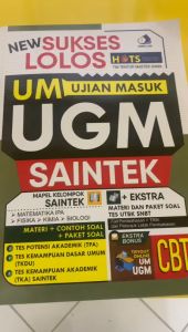 BEST SELLER BUKU UJIAN / SUKSES LOLOS UM UJIAN MASUK UGM SAINTEK DAN SOSHUM - SAIN