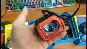 ĐÈN TRỢ SÁNG F20XP CỐT VÀNG PHA TRẮNG – BI CẦU 2 CHẾ ĐỘ MẪU MỚI SIÊU SÁNG CHO XE MÁY Ô TÔ