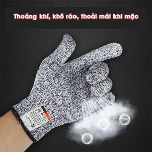 [G1] Găng Tay Chống Cắt Nóng Cách Điện Giật Automatik Va Đập Gai Đâm Thủng Cắt Kính Cấp Độ 5 Đứt TayThực Phẩm