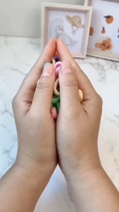 Children Thumb Hair Band 🎀 儿童拇指发圈 Getah Rambut Anyaman Tangan Elastik Durable Headdress Hair Tie Hair Rope Hair Accessories