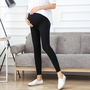(Ready Stock Malaysia) FELLO Maternity Mother Plain Long Pregnant Women 100% Cotton Waist Adjustable Legging Long Pant Mengandung Seluar