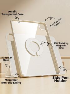 Zoyu | Magnetic Detachable 360 Degree Rotating Drop Proof iPad Case
