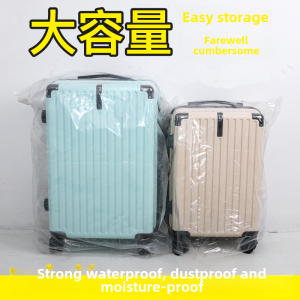 Transparent Thickened Disposable Luggage Bag Protective Cover Dustproof and Waterproof for Travel Cuckoo Antelope
