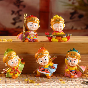 Creative Monkey King Statue Home Decor Resin Material Living Room Bedroom Study Desktop Decoration Mythology Gift Moving in