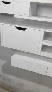 Rak Tv Dinding Minimalis 100x20cm Modern Dekorasi Melayang - Meja Tv Gantung Dinding Serbaguna