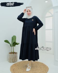 AYUNI MIDI DRESS BY AKU KARISSA OUTFIT VIRAL TERBARU KEKINIAN OOTD KONDANGAN MASAKINI