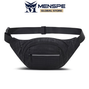 MENSPE Waist Bag Chest Bag Crossbody Chest Bag  Multi-Functional Fitness Bag Small Waist Pouch Waterproof Wear-Resistant Waist Bag with Adjustable Strap for Workout Running