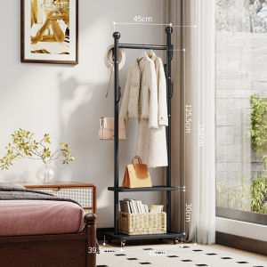 TINGXU | Mobile Corner Coat Rack