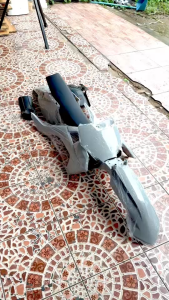 ชุดสีวิบาก เปลือกวิบาก KTM65 แปลงใส่125-150ซีซี CRF KLX KTM TTR KX KSR MSX DASH รถวิบาก แฟริ่งวิบาก พร้อมส่งในไทย ชุดสีKTM