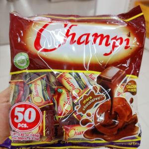 CHAMPI CHOCO FILLED CHEWY CHOCOLATE CANDY