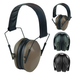 หูฟังยุทธวิธี Head-Mounted Soundproof หูฟังปรับเส้นรอบวงศีรษะขนาดการล่าสัตว์หูฟังป้องกัน