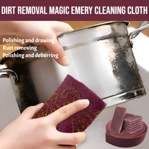 Dirt Removal Magic Emery Cleaning Cloth Nano Emery Sponges Scouring Pad Brush Rust Household Cleaning Tools 金刚砂海绵