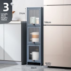 Slim Gap Storage Cabinet Multi-Layers