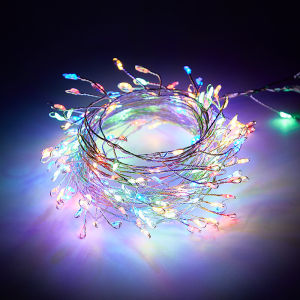 USB Powered LED Firecracker String Lights With Remote Control Garland Fairy Lamp For Wedding Garden Plant Christmas Party Decor