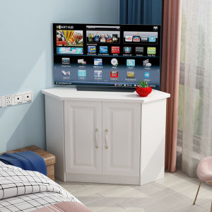 Triangle Cabinet Shelf Corner Single Cabinet Living Room Corner TV Storage Old-Fashioned Corner Low Floor Cabinet Arc Bedroom
