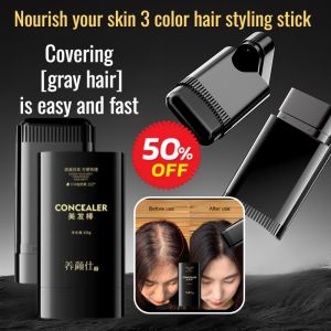 💓BUY1 FREE1💓[Gentle Nourish Hair Dyeing Stick] Re-Dye At Any Time/Effectively Covers Gray Hair补染梳头二合一染发梳染发棒Waterproof Sweat-proof Coloring Hair Comb Not Easy To Fade/Disposable Hair Dye Pen Natural Hair Comb With Teeth