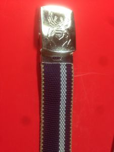 เข็มขัดไนล่อนพีพีกว้าง30มมหรือ1นิ้วสีสายรุ่งมี6สียาว44"