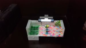 Aquarium Mini Fullset Dengan Pompa Dan Filter / Aquarium Akrilik Fullset / Aquarium / Aquarium Mini