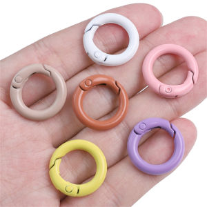 DIY Mobile Phone Chain Spring Ring Crossbody Metal Buckle Handbag Shoulder Strap Open Ring Keychain Accessories Alloy Plated Silver Gold