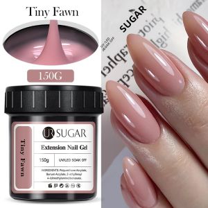 Sơn Gel Làm Móng Khô Nhanh UR SUGAR 150g Dạng Gel Xây Dựng Bán Vĩnh Cửu Màu Hồng Trong Suốt Nude Dùng Cho Nghệ Thuật Làm Móng