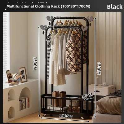 ZHU OU JI | Mobile Home Clothes Storage Hanger