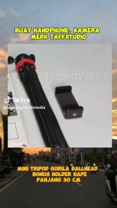 Mini Tripod Octopus Flexible Gorilla Pod Kamera DSLR HP Xiaomi Yi Cam Handphone With Ballhead